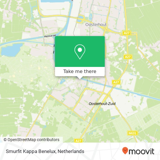 Smurfit Kappa Benelux map