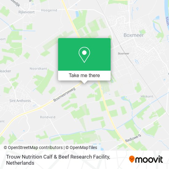 Trouw Nutrition Calf & Beef Research Facility map