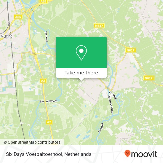 Six Days Voetbaltoernooi map