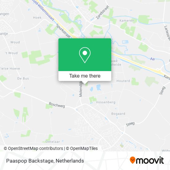 Paaspop Backstage map