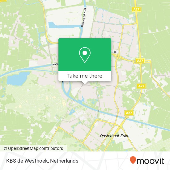 KBS de Westhoek map