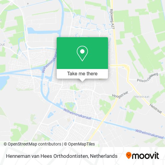 Henneman van Hees Orthodontisten Karte