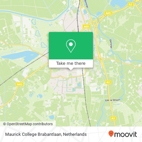 Maurick College Brabantlaan Karte