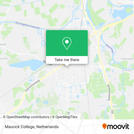 Maurick College map