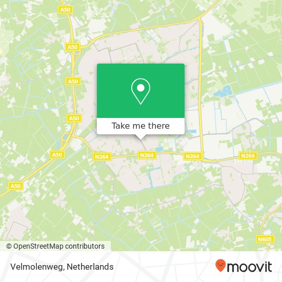 Velmolenweg Karte