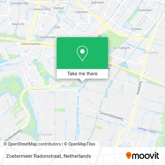 Zoetermeer Radonstraat Karte