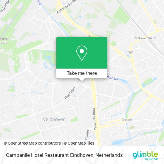 Campanile Hotel Restaurant Eindhoven map