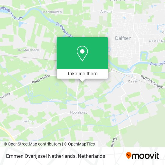 Emmen Overijssel Netherlands map