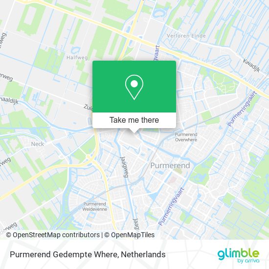 Purmerend Gedempte Where Karte