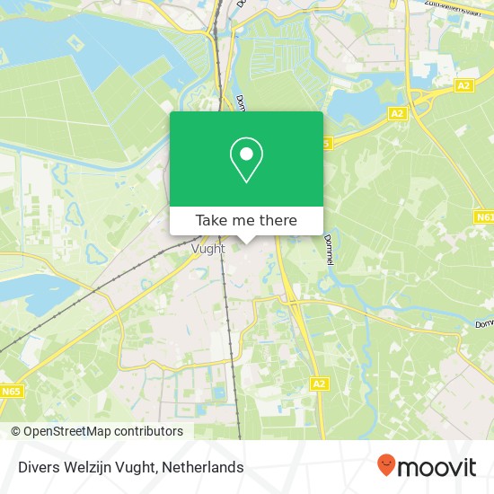 Divers Welzijn Vught map