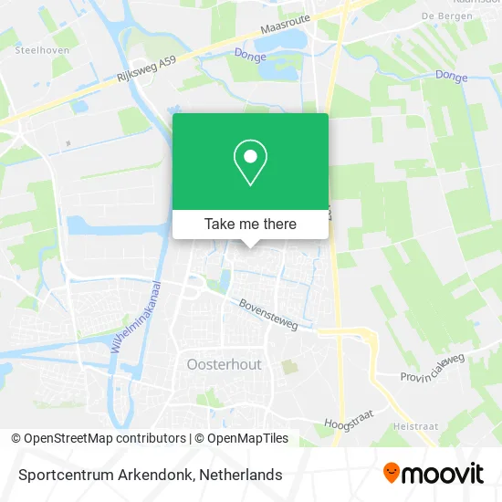 Sportcentrum Arkendonk map