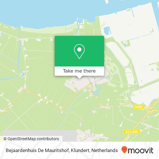 Bejaardenhuis De Mauritshof, Klundert map