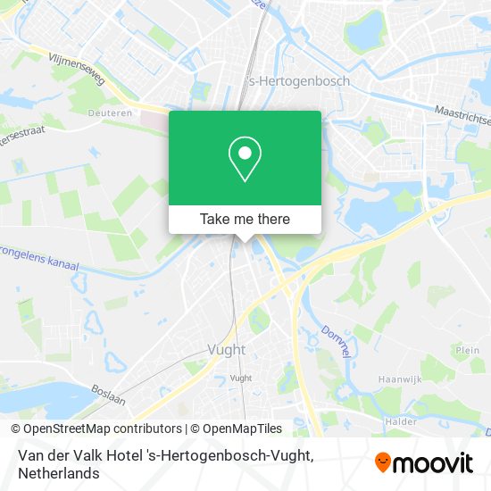 Van der Valk Hotel 's-Hertogenbosch-Vught map