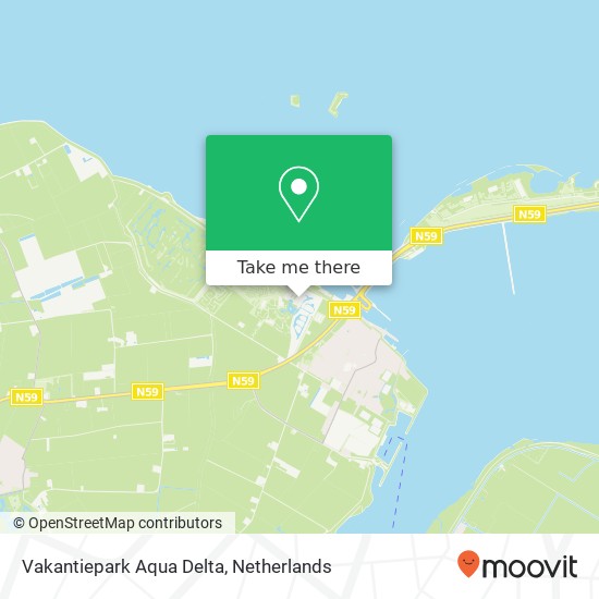 Vakantiepark Aqua Delta Karte