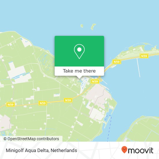 Minigolf Aqua Delta Karte
