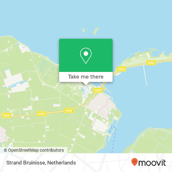 Strand Bruinisse map