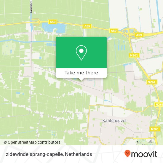 zidewinde sprang-capelle map