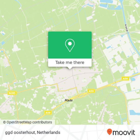 ggd oosterhout Karte