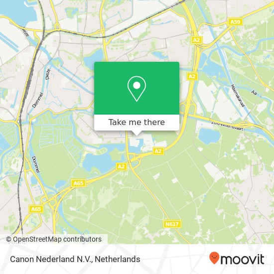 Canon Nederland N.V. map