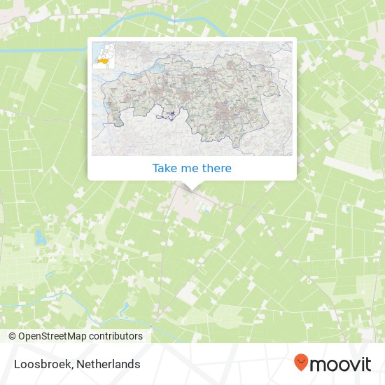 Loosbroek map