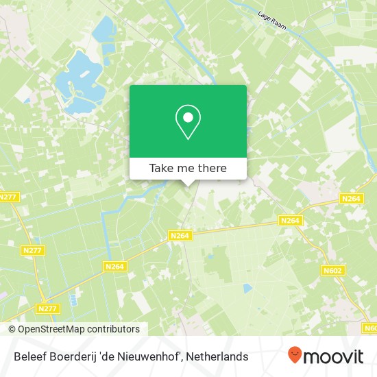 Beleef Boerderij 'de Nieuwenhof' Karte