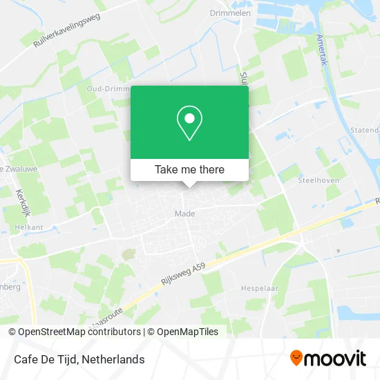 Cafe De Tijd map
