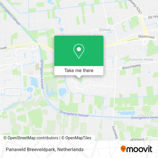 Panaveld Breeveldpark map