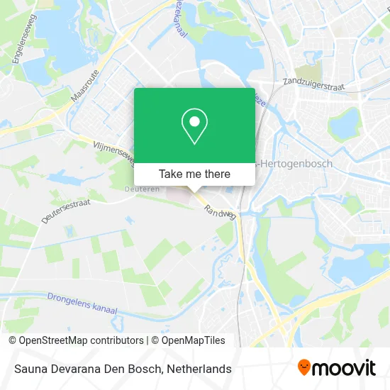 Sauna Devarana Den Bosch map