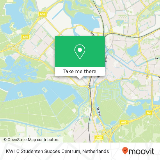 KW1C Studenten Succes Centrum map