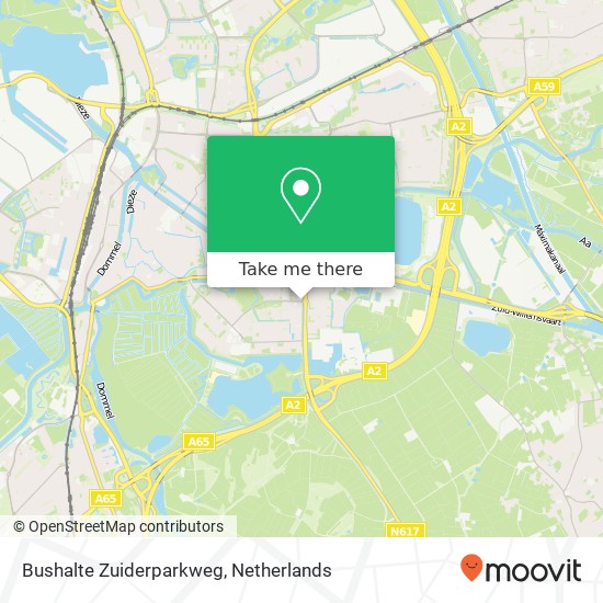 Bushalte Zuiderparkweg map