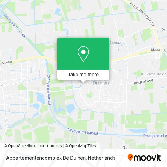 Appartementencomplex De Duinen map