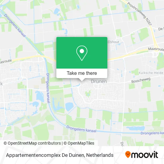 Appartementencomplex De Duinen map