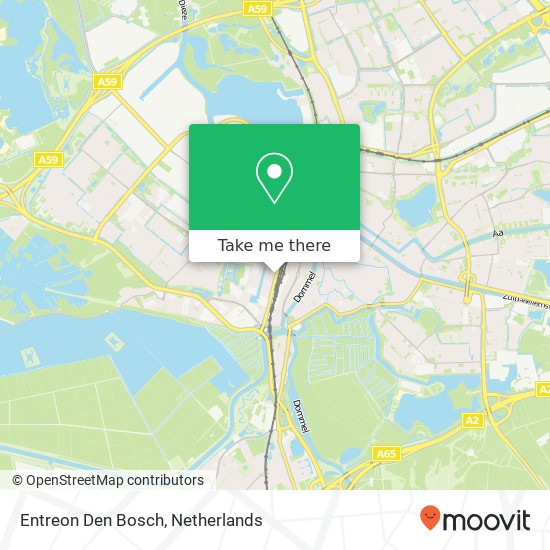 Entreon Den Bosch map