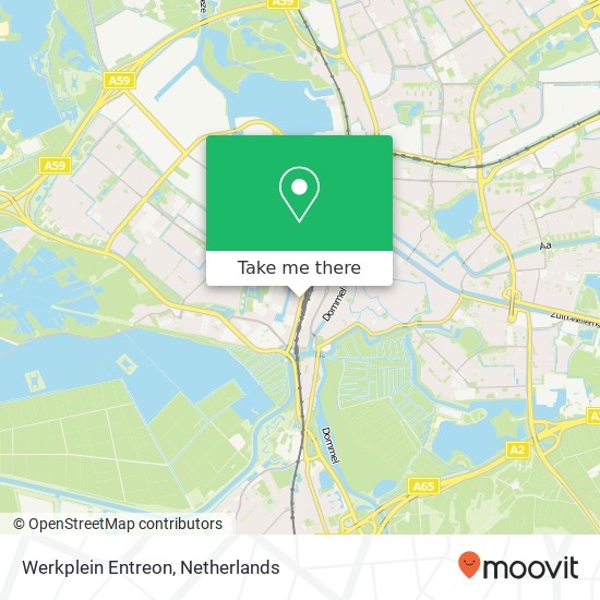 Werkplein Entreon map