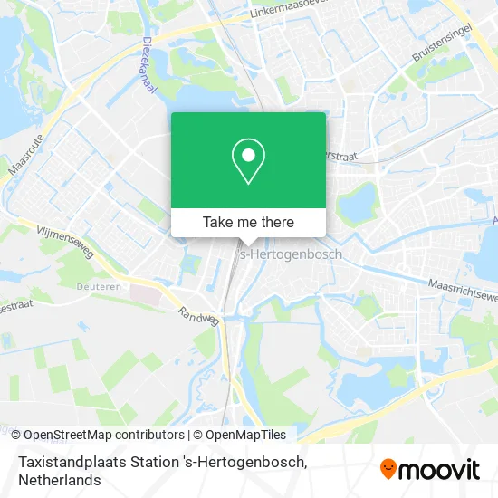 Taxistandplaats Station 's-Hertogenbosch map