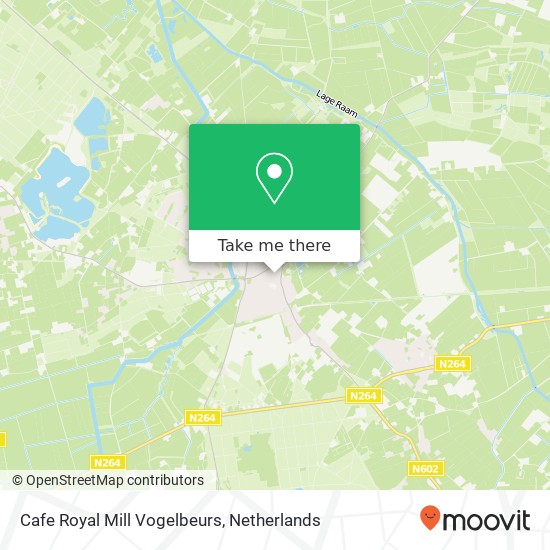 Cafe Royal Mill Vogelbeurs map