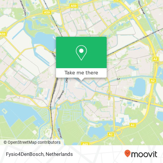 Fysio4DenBosch map