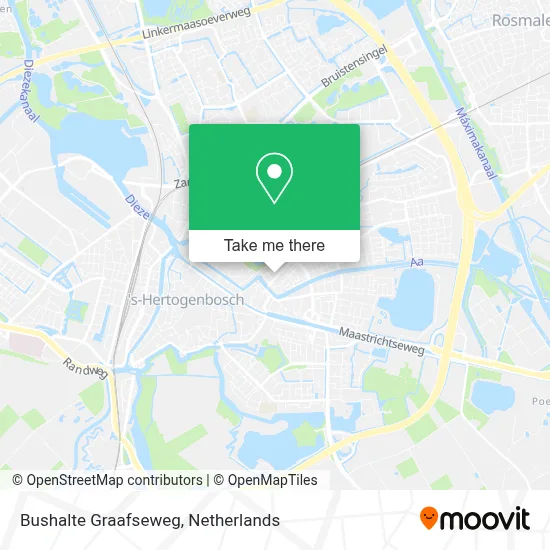 Bushalte Graafseweg map