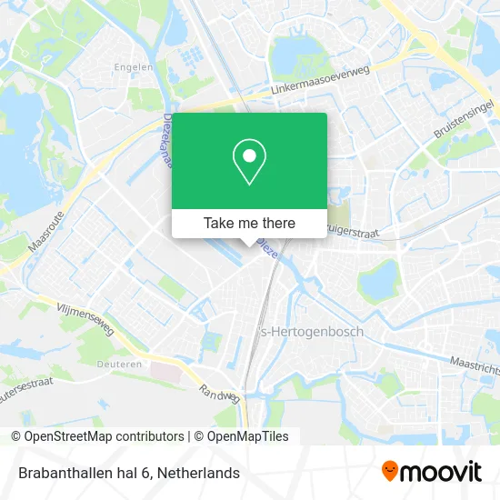 Brabanthallen hal 6 map