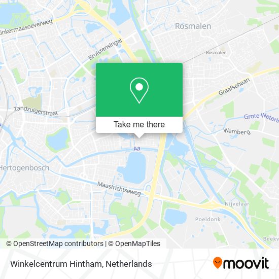Winkelcentrum Hintham map