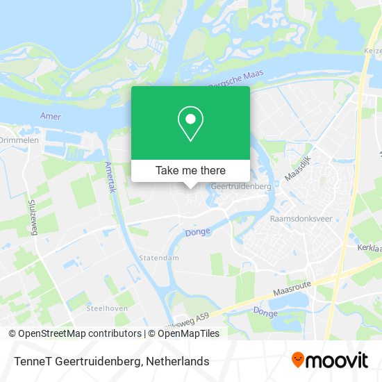 TenneT Geertruidenberg map