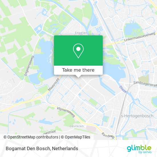 Bogamat Den Bosch map