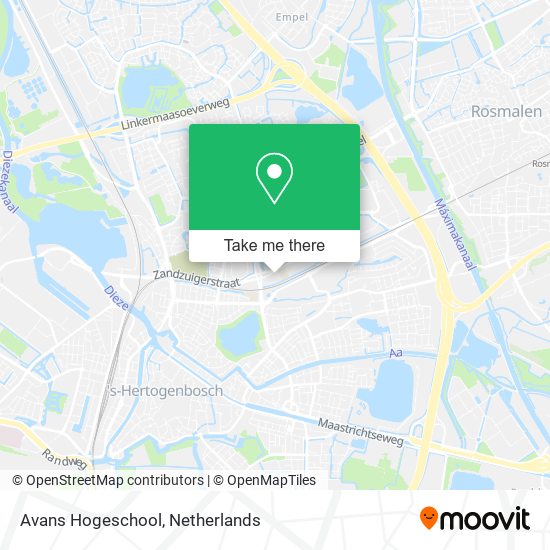 Avans Hogeschool map