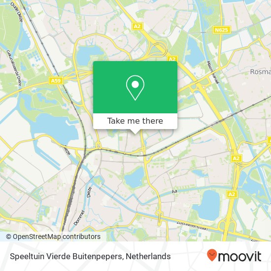 Speeltuin Vierde Buitenpepers map