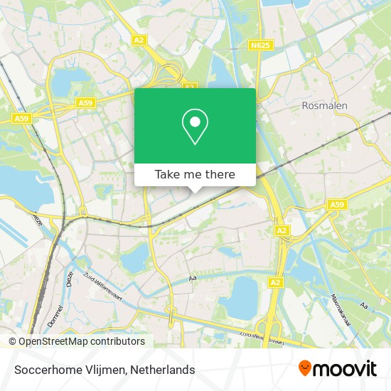 Soccerhome Vlijmen map