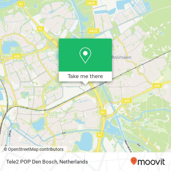 Tele2 POP Den Bosch Karte