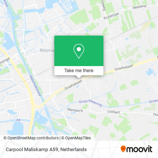 Carpool Maliskamp A59 map