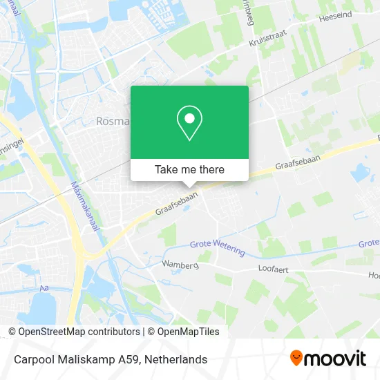 Carpool Maliskamp A59 map
