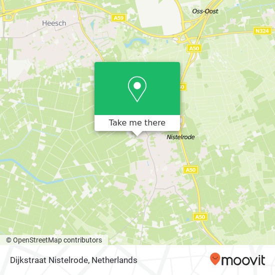 Dijkstraat Nistelrode map