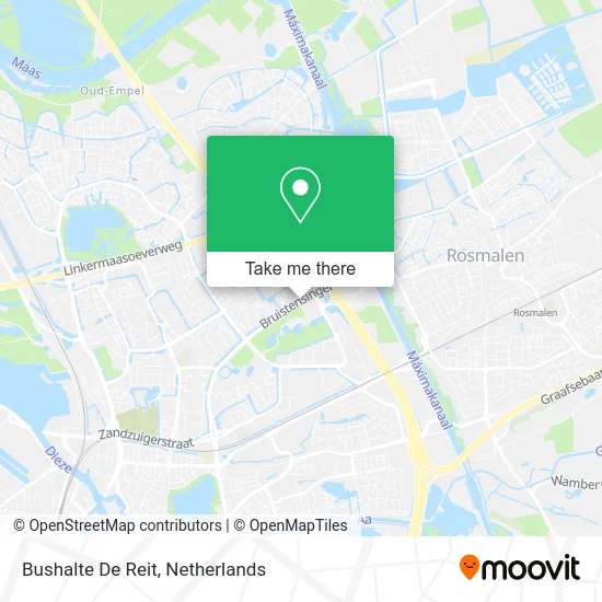 Bushalte De Reit map